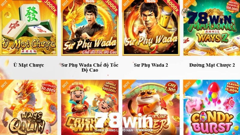 Vì sao nên chơi nổ hũ 78win