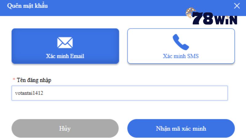 Quên mật khẩu 78win? Mẹo hay giúp bạn truy cập lại Cách lấy lại mật khẩu 78Win siêu đơn giản