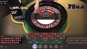 Cách tham gia chơi Roulette đơn giản tại 78win