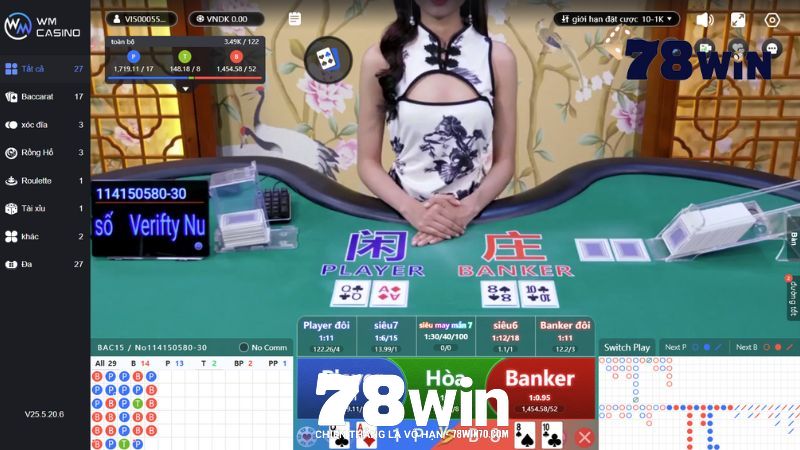 Đôi nét về sảnh Casino 78win